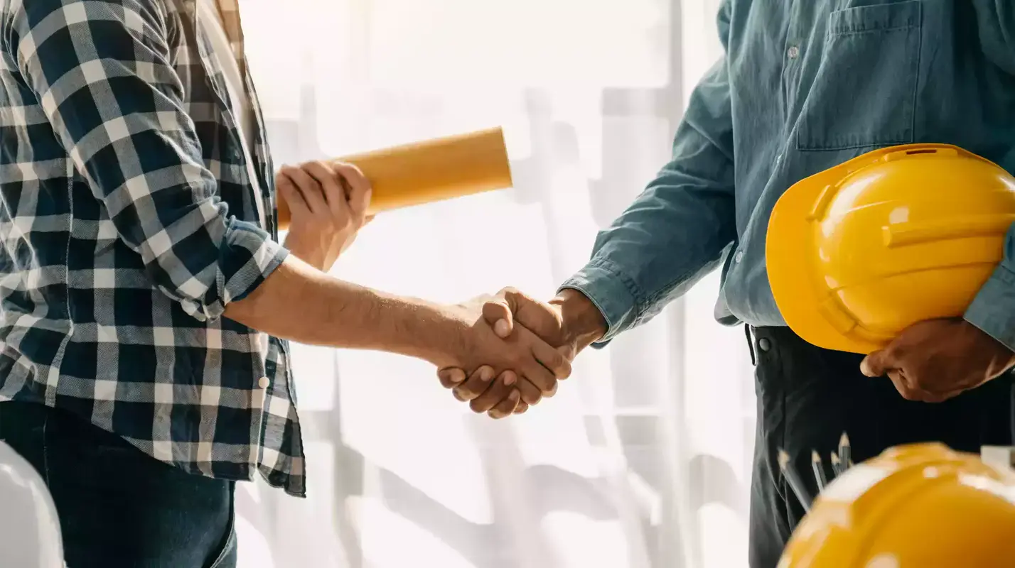 contractor handshake