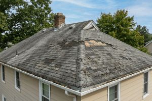 missing shingles